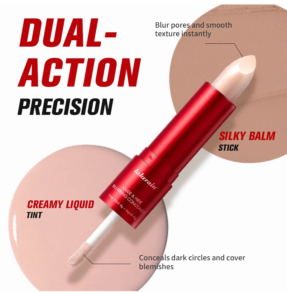 2-in-1 Full Coverage Blurring Liquid Concealer - 10