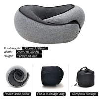 Ergonomic Memory Foam Travel Neck Pillow for Comfortable Sleep