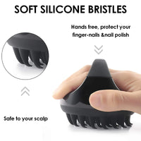 Silicone Scalp Massager and Shampoo Brush for Hair Growth