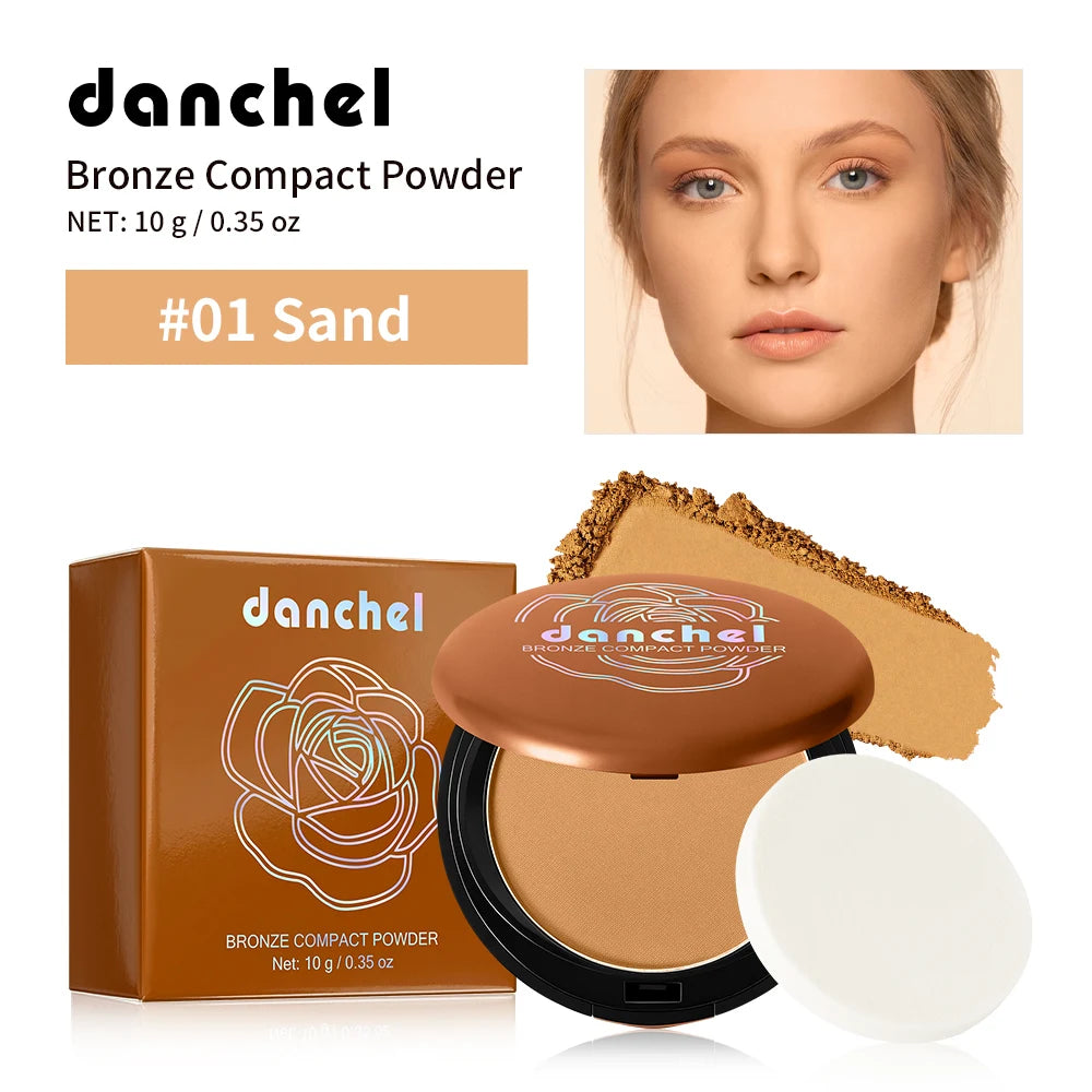 6-Color Matte Bronzer Powder Compact - 24