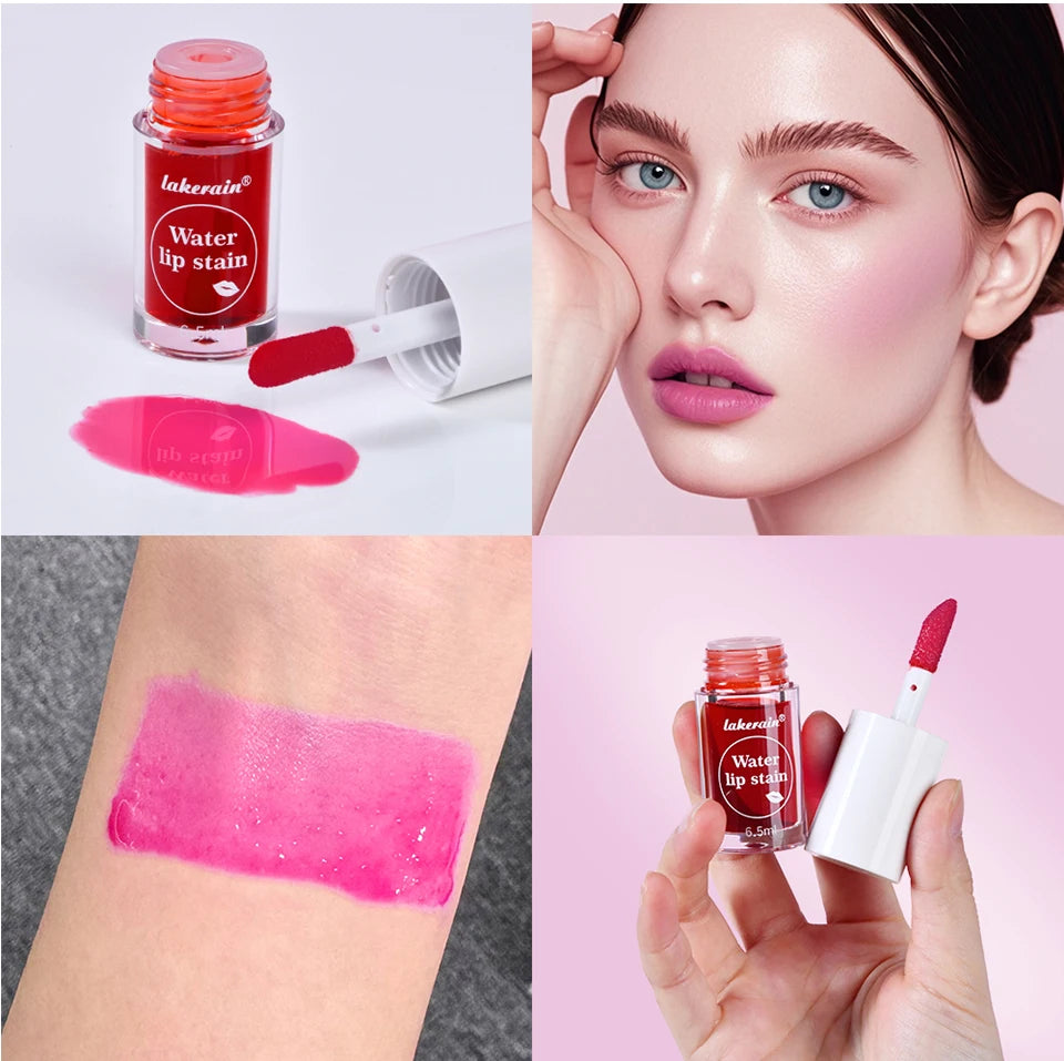 2-in-1 Waterproof Lip Stain and Liquid Blush - 18
