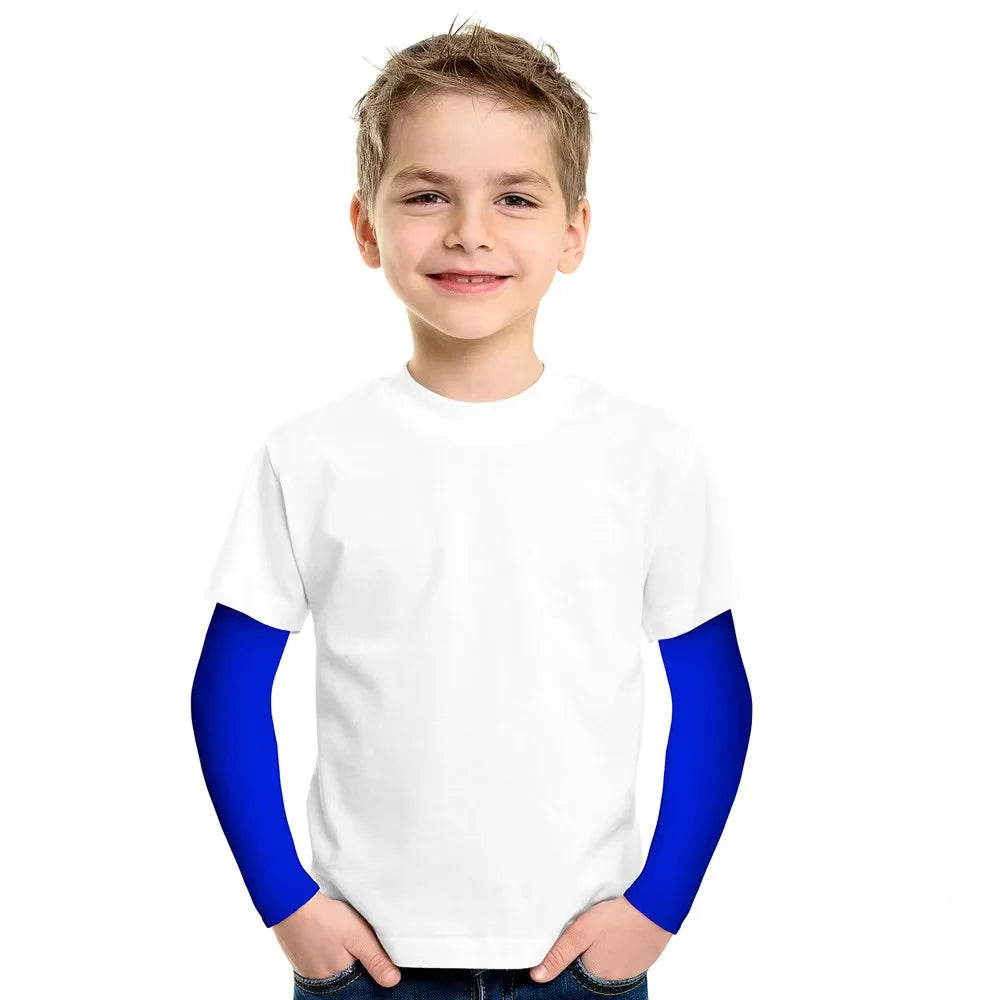 Kids UV Sun Protection Cooling Arm Sleeves - 10
