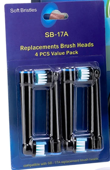 Rechargeable Rotating Electric Toothbrush with 4 Heads - 18