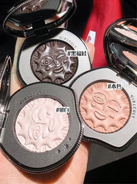 Silky Matte Face Blush and Highlighter Powder