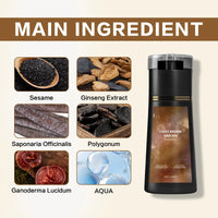 Instant Light Brown Hair Dye Shampoo for Gray Coverage