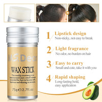 Smoothing Hair Wax Stick for Frizz and Flyaways