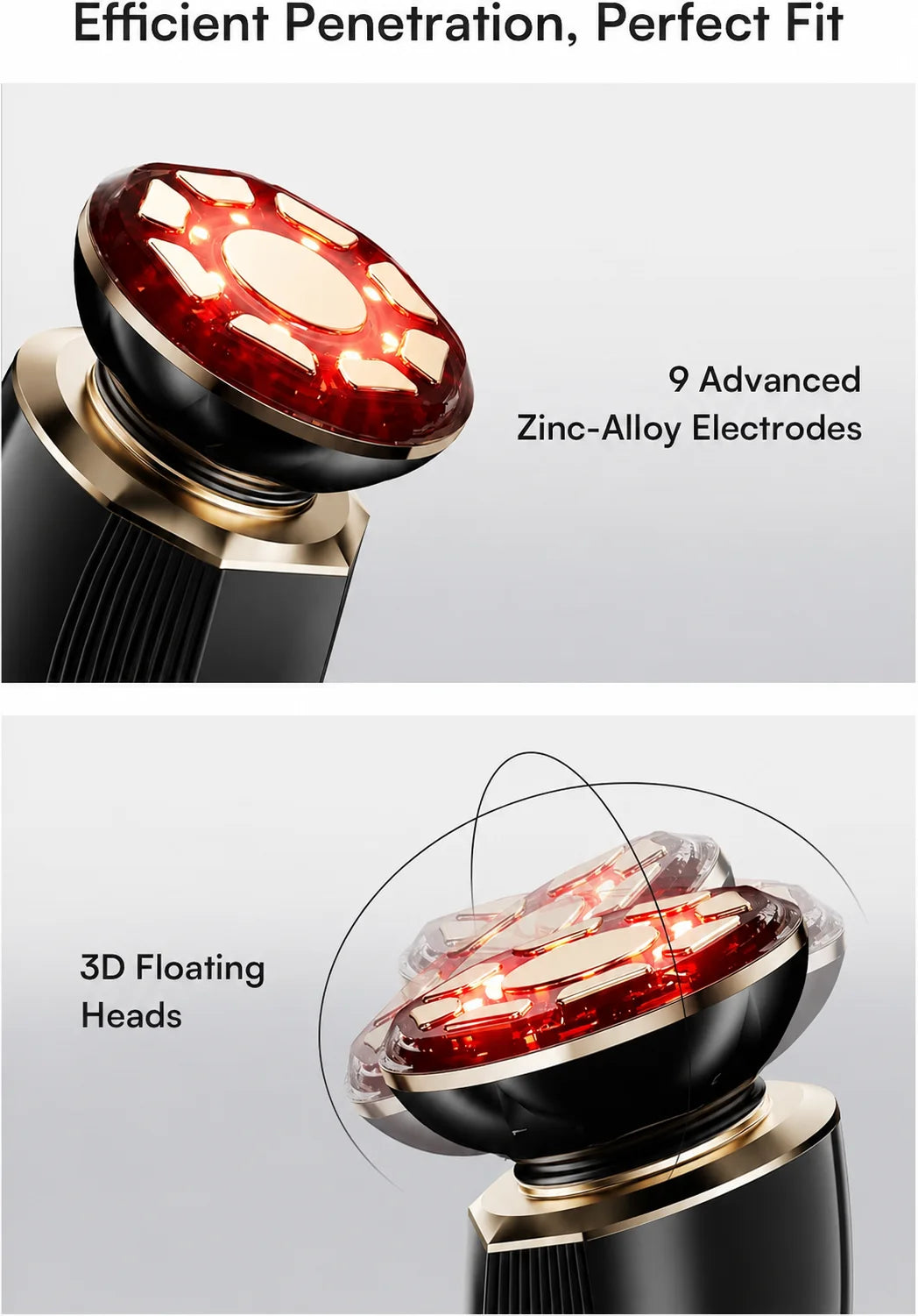 3-in-1 Red Light Therapy Facial & Neck Lifting Device - 4