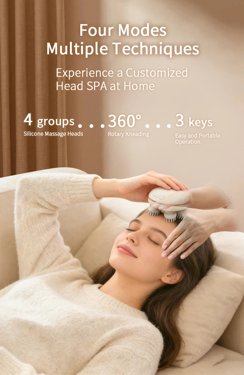 Cordless Electric Scalp and Body Massager - 10