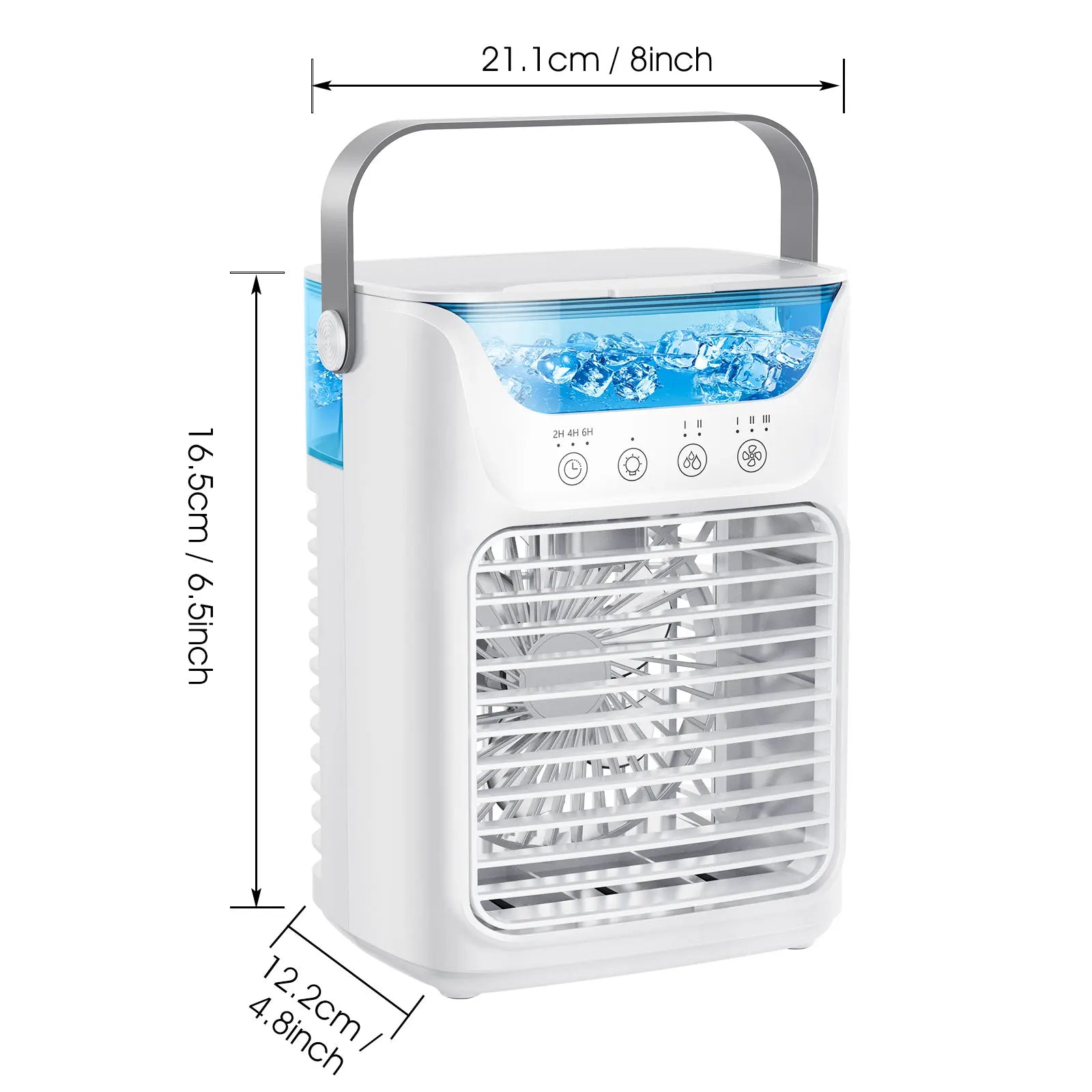 Portable Desktop Air Cooler and Humidifier Fan - 40