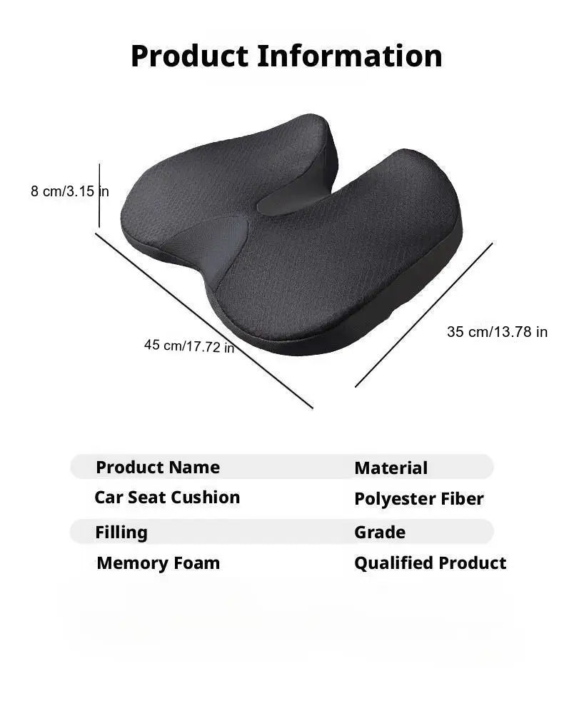 Ergonomic Memory Foam Seat Cushion for Tailbone Pain - 7
