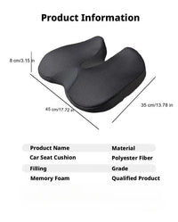 Ergonomic Memory Foam Seat Cushion for Tailbone Pain