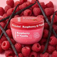 Raspberry Vanilla Sugar Body Scrub for Smooth Glowing Skin