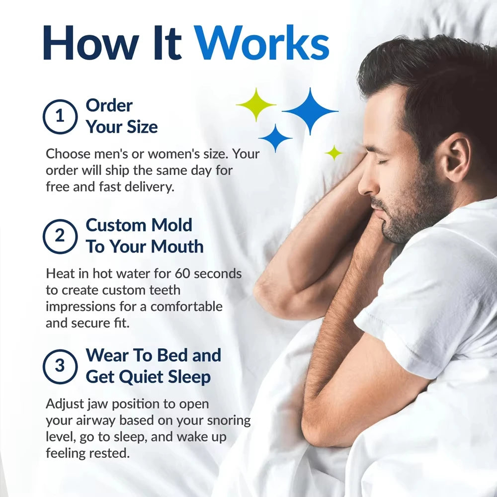 Adjustable Anti-Snoring Sleep Mouthpiece - 8