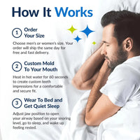 Adjustable Anti-Snoring Sleep Mouthpiece