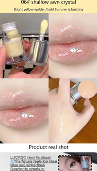 Hydrating Crystal Mirror Lip Gloss for Long-Lasting Shine