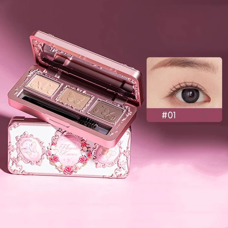 Long-Lasting Matte Eyebrow Powder Palette - 2