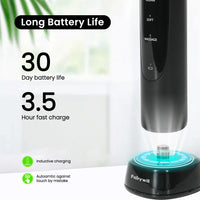 Rechargeable Electric Toothbrush with 4 Replacement Heads