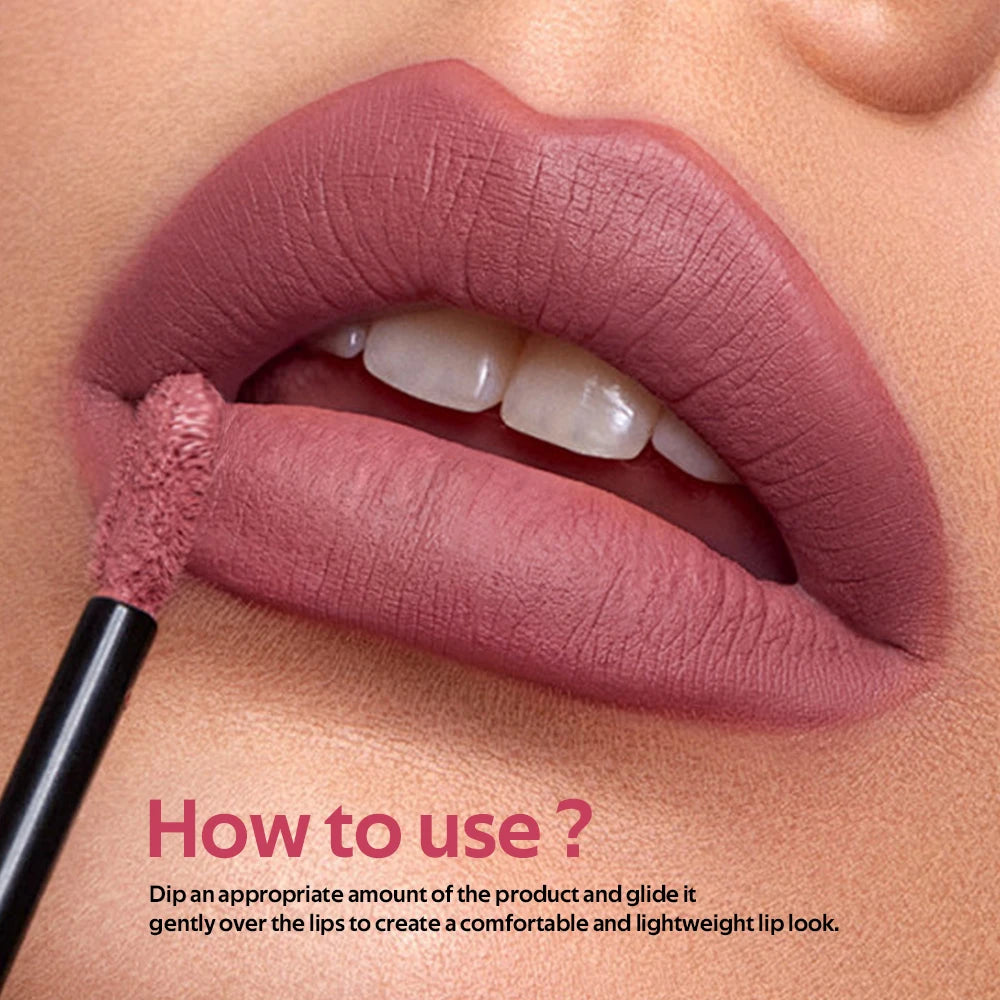 Long-Lasting Waterproof Matte Teddy Lip Tint - 4