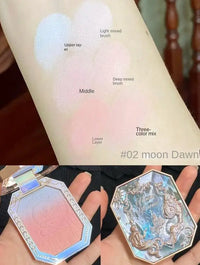 Embossed Floral Matte Blush Palette