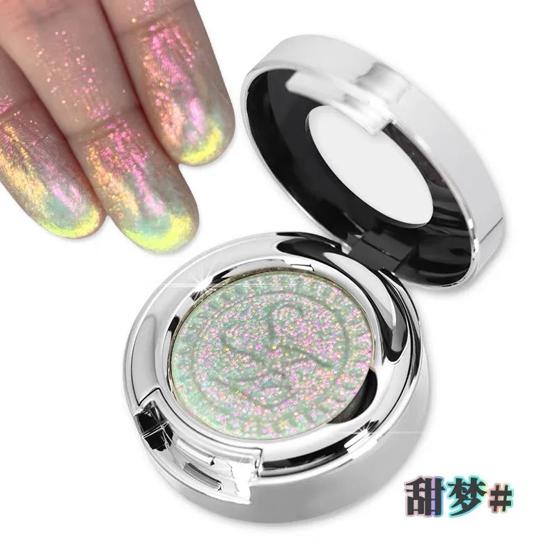 Multichrome Chameleon Eyeshadow for Shimmering Eye Makeup - 28