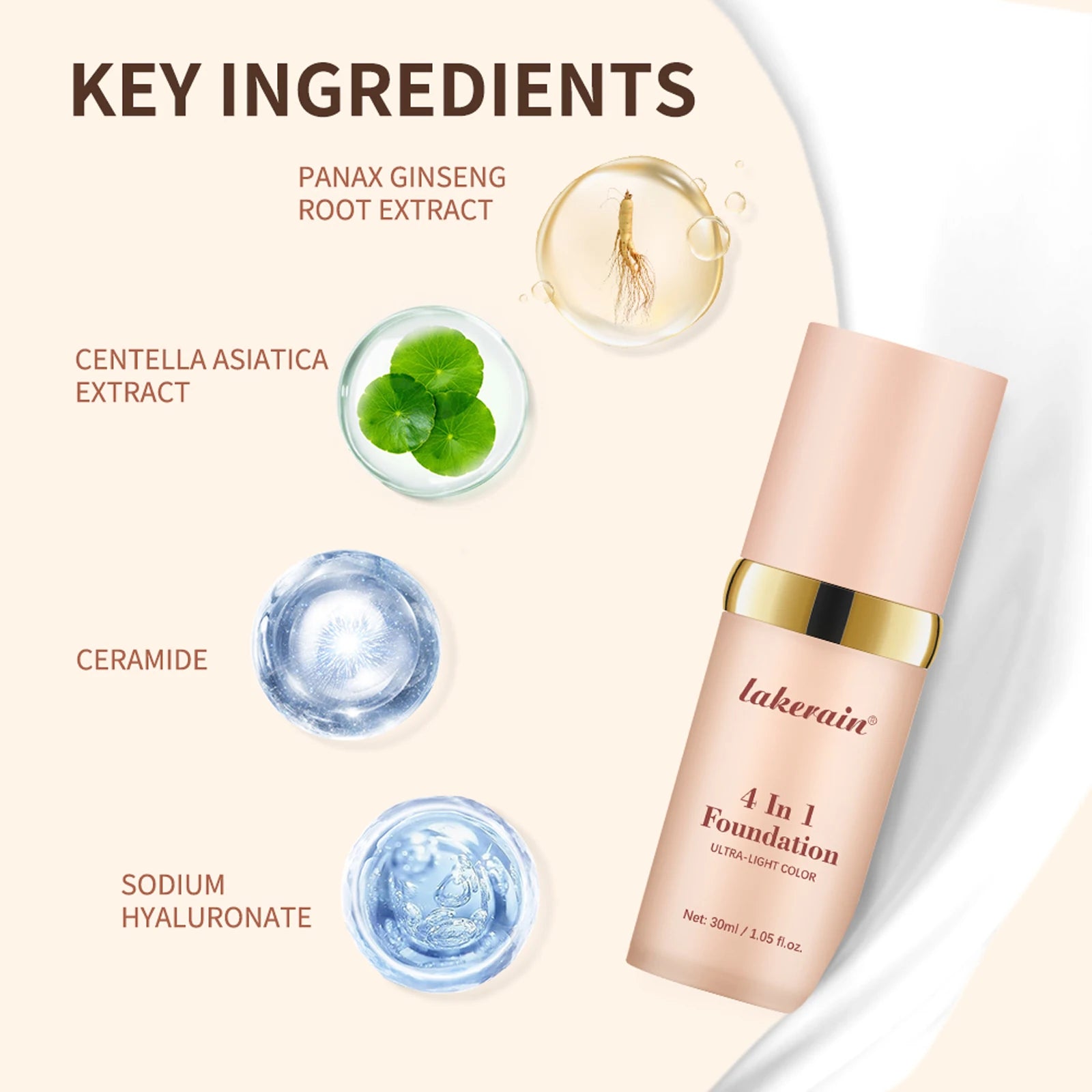 Color-Adjusting 4-in-1 Foundation with SPF 30 - 4