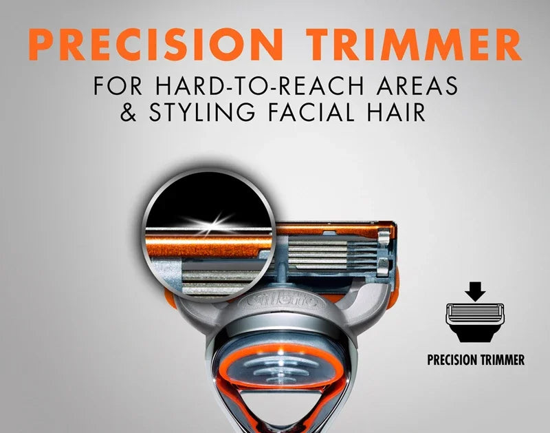 5-Blade Precision Men's Shaver for Smooth Close Shaves - 9