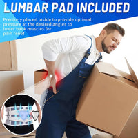 Adjustable Lumbar Support Brace for Lower Back Pain Relief