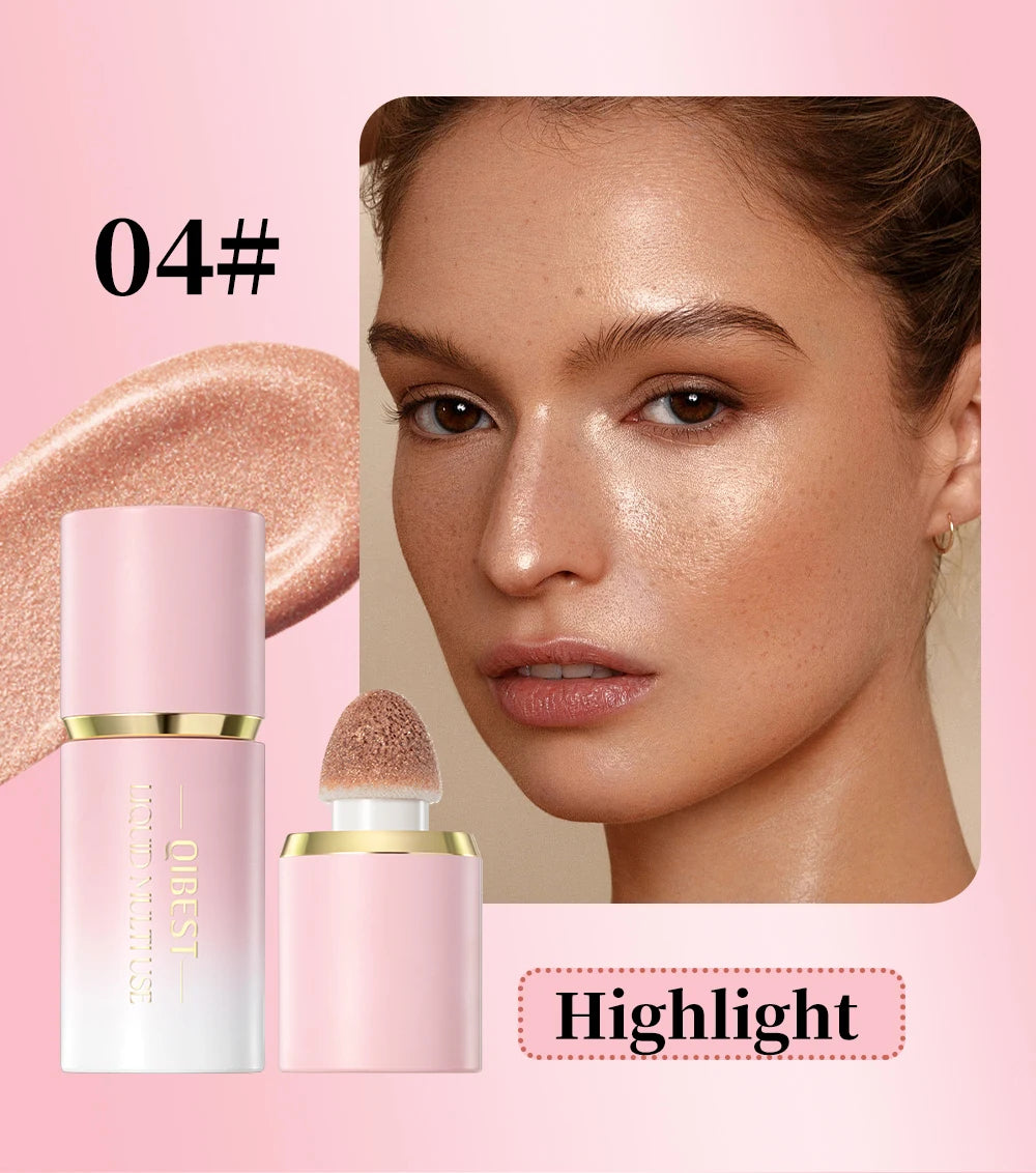 Liquid Blush, Highlighter and Contour Makeup Stick - 16