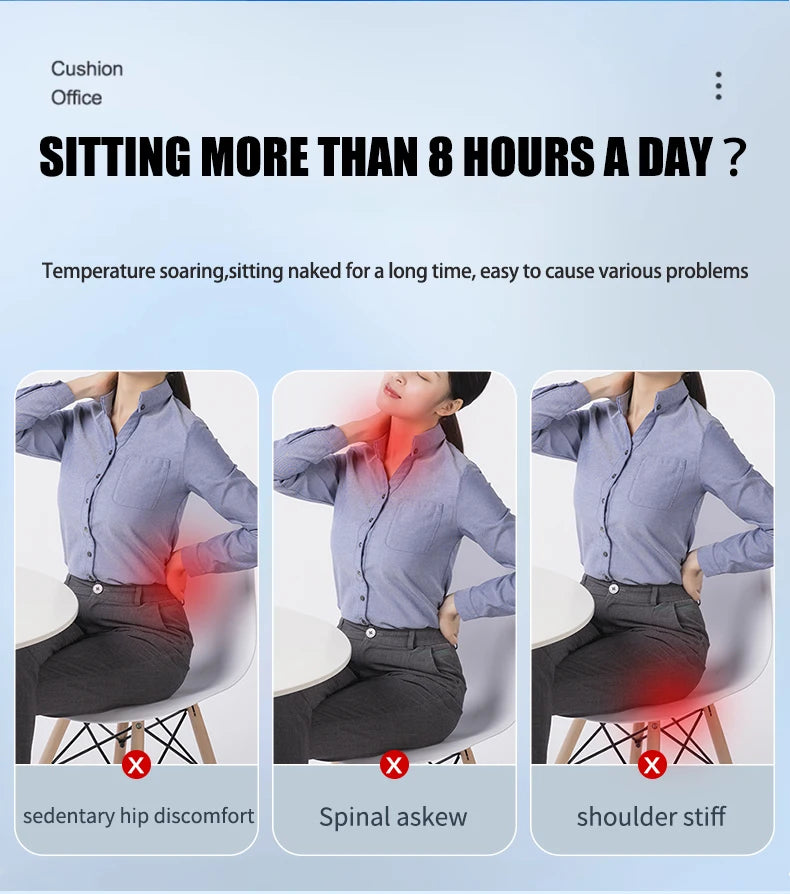 Ergonomic Honeycomb Gel Seat Cushion for Pain Relief - 7