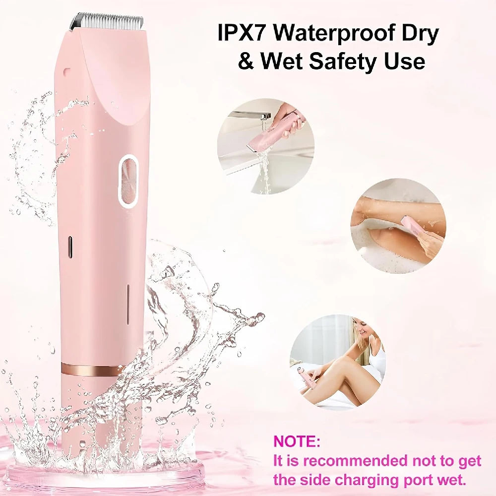 2-in-1 Waterproof Electric Bikini and Body Trimmer - 22