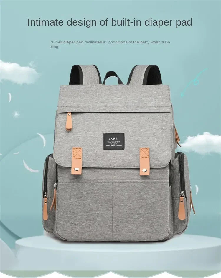 Waterproof Large Capacity Diaper Bag Backpack for Parents - 10