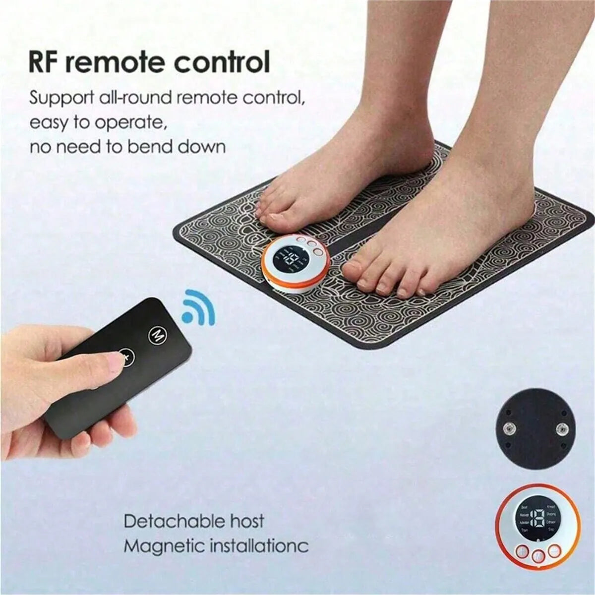 EMS Electric Foot Massage Mat for Pain Relief - 7