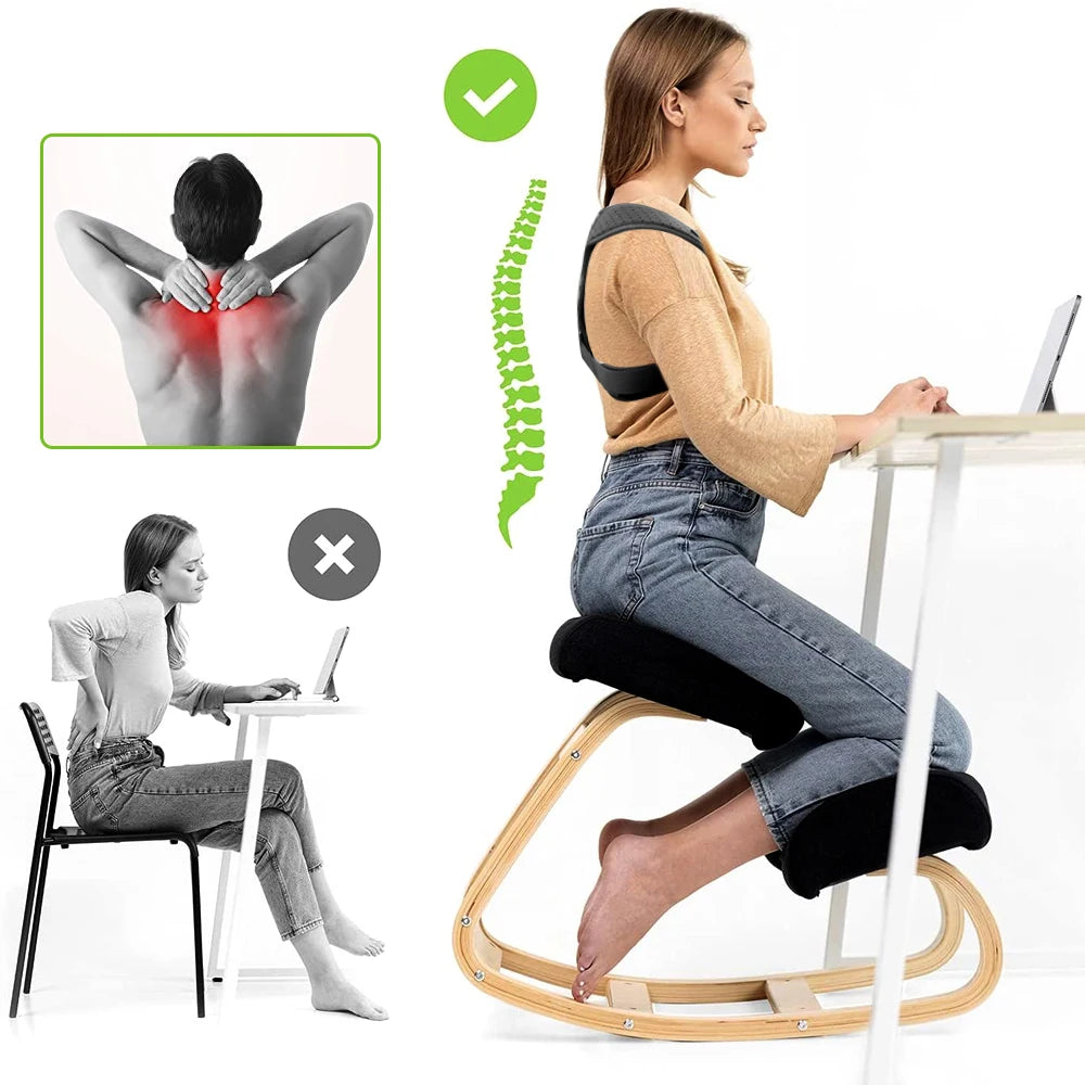 Adjustable Back Posture Corrector for Spine and Shoulder Alignment - 18
