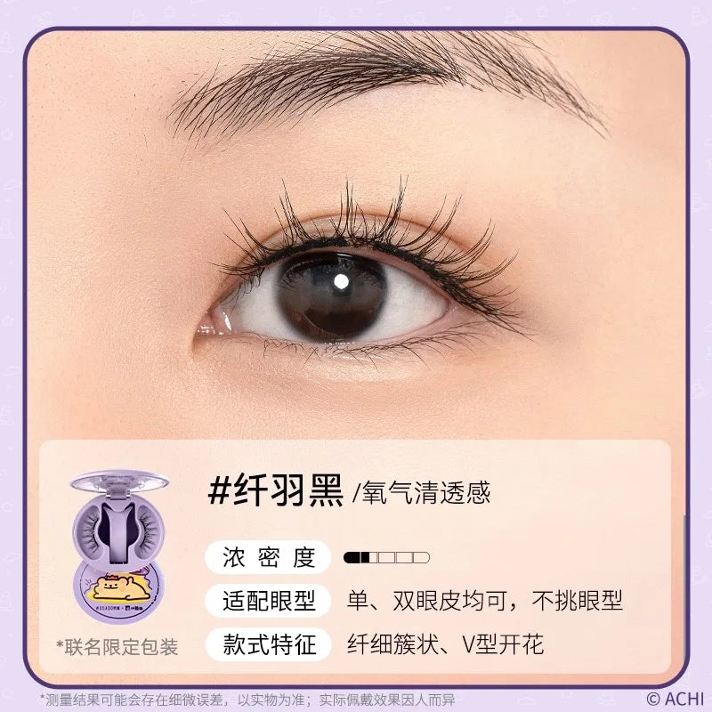 Magnetic Reusable False Eyelashes with Applicator Tool - 44