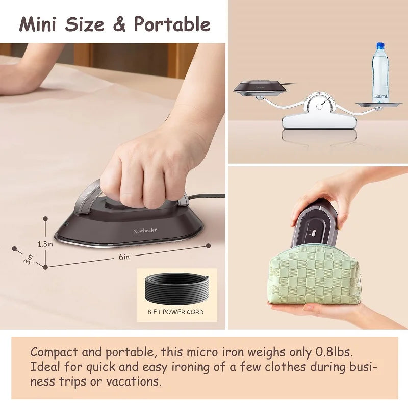 Portable Mini Electric Travel Iron - 4