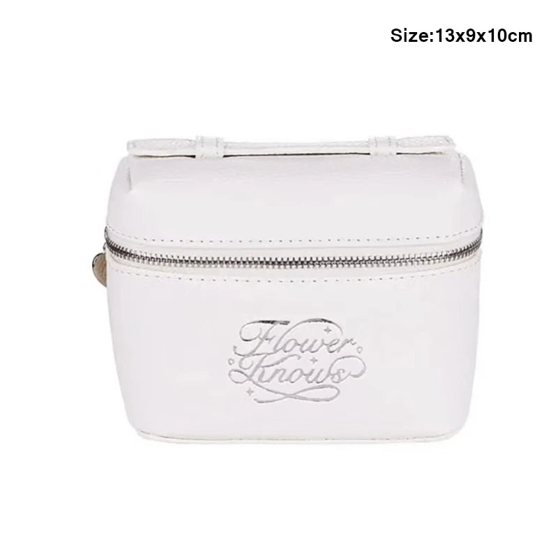 Quilted Pink Cosmetic Handbag for Daily Essentials - 24