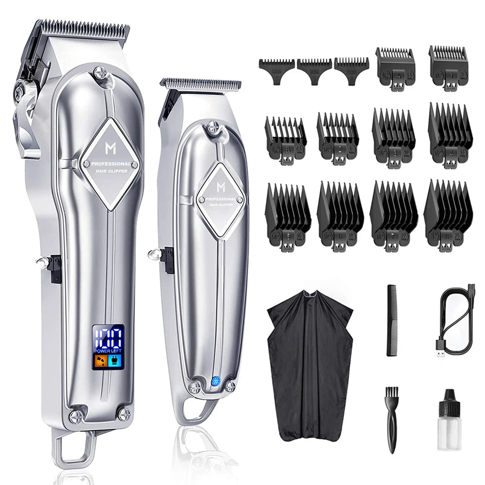 Professional Cordless Hair Cutting and Grooming Kit - 1