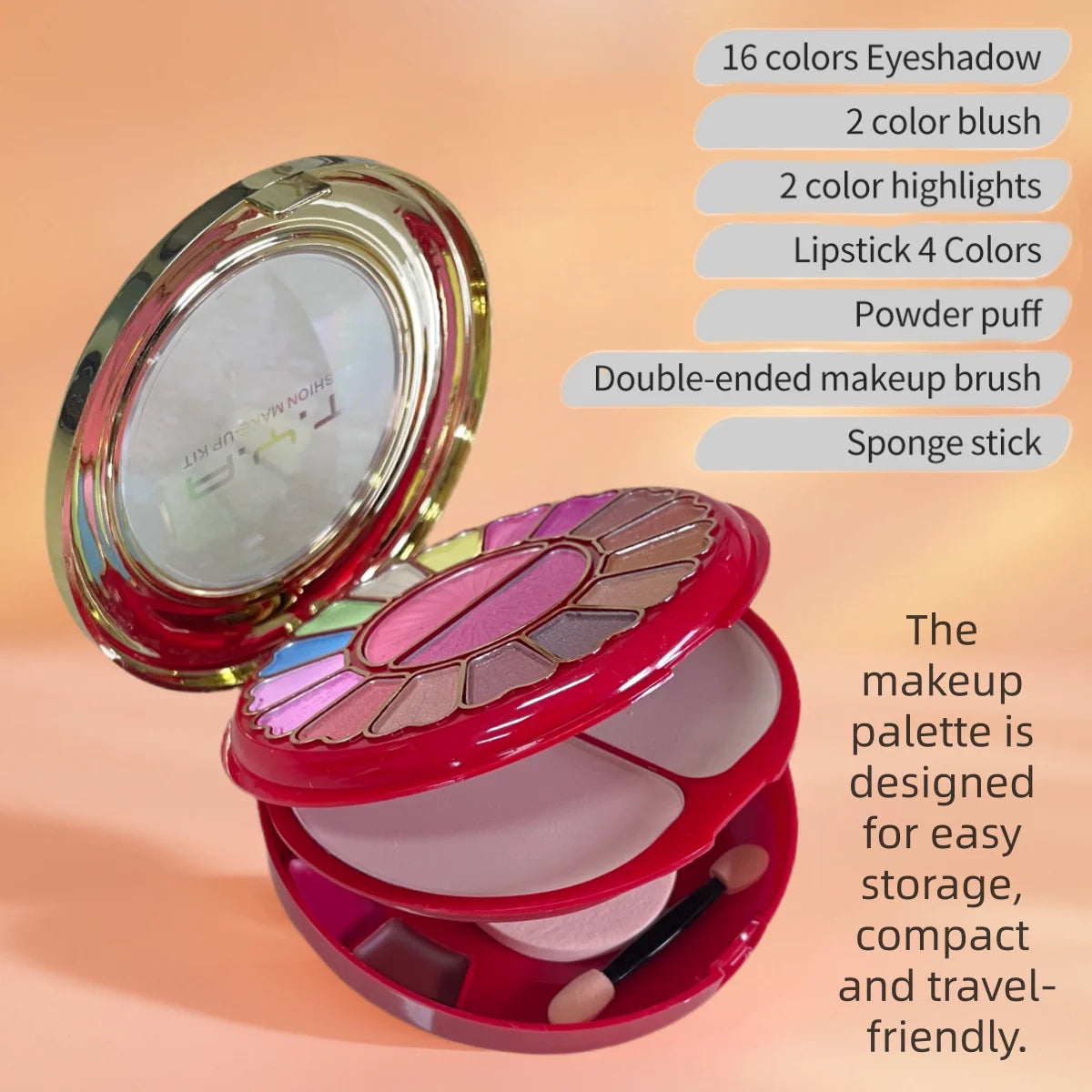 All-in-One Professional 24-Color Makeup Palette Set - 2
