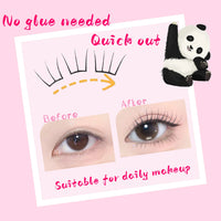 Self-Adhesive Manga Style DIY Cluster Lashes