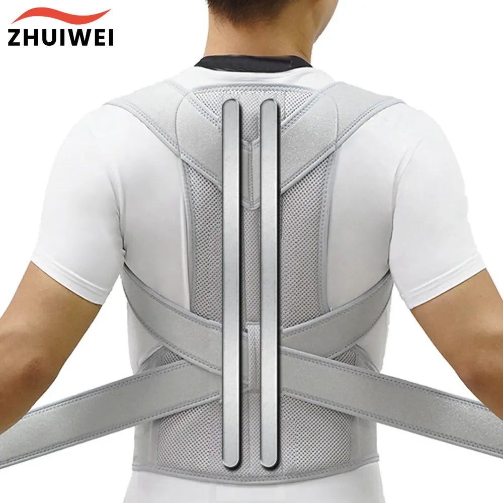 Adjustable Upper Back and Shoulder Posture Corrector Brace