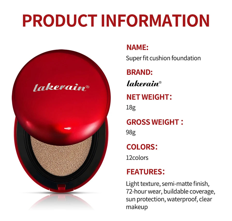 Waterproof Cushion Foundation with Sun Protection - 15