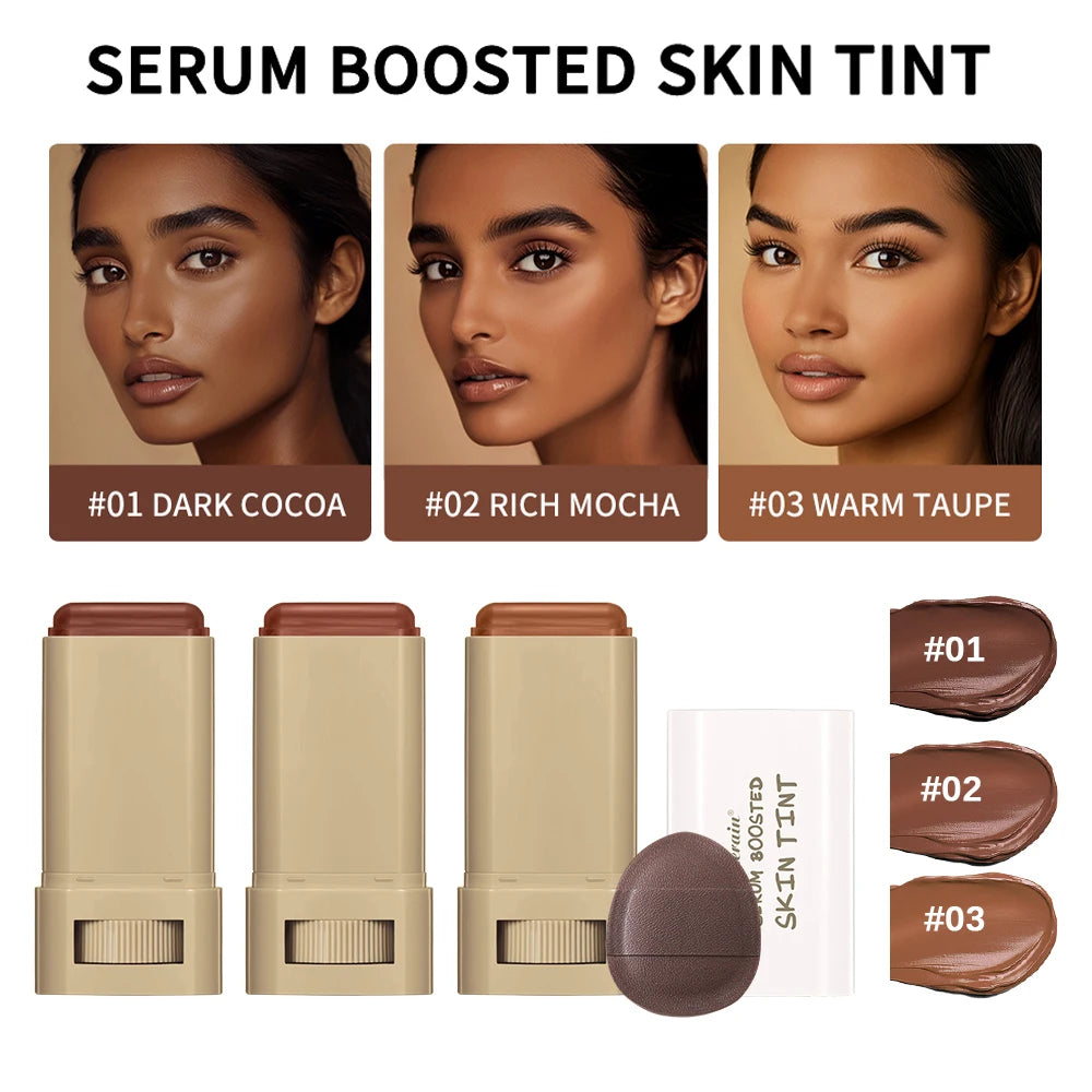 Serum-Infused Foundation Stick for Natural Glow - 1