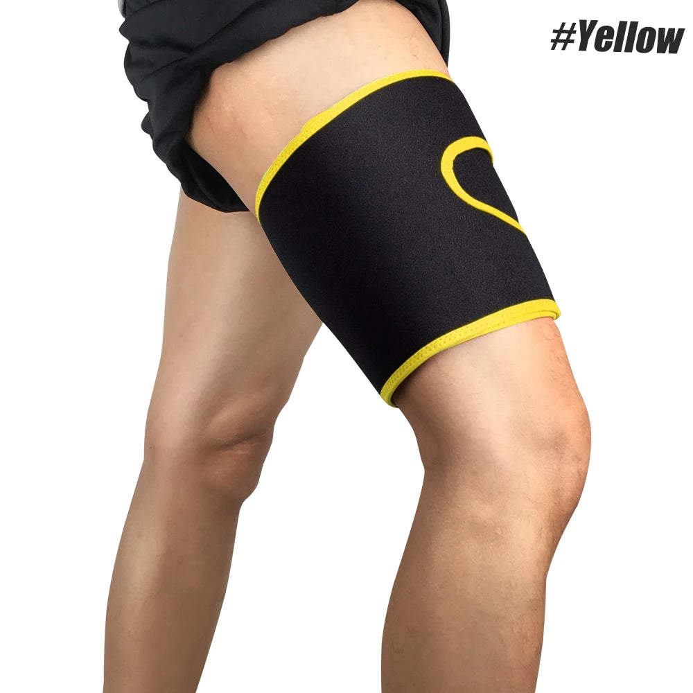 Adjustable Compression Thigh Brace for Muscle Support and Pain Relief - 10