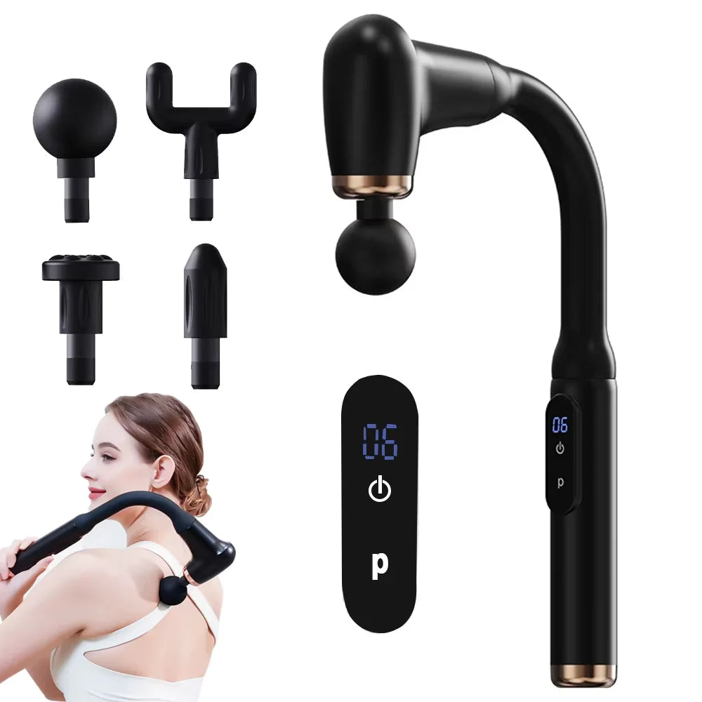 Ergonomic Percussion Massage Gun for Deep Tissue Muscle Relief