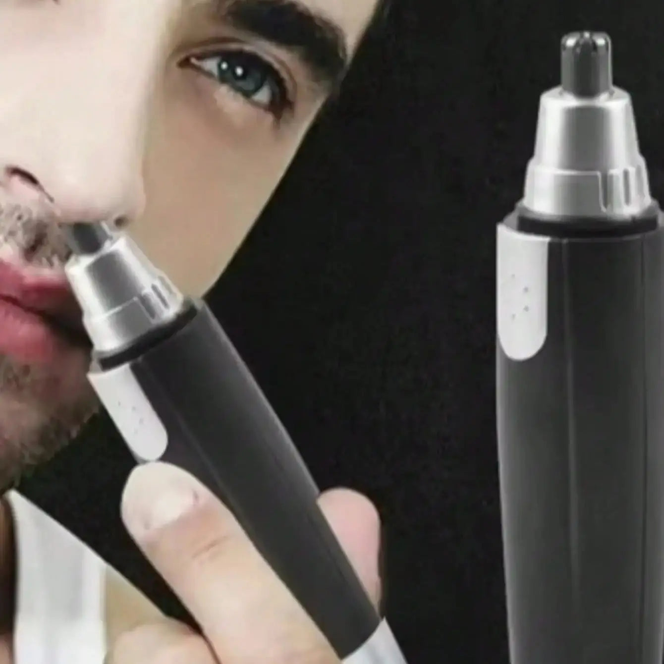 Electric Painless Nose and Ear Hair Trimmer - 9