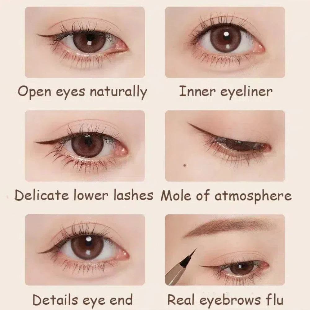 Ultra-Fine Waterproof Liquid Eyeliner Pen - 5