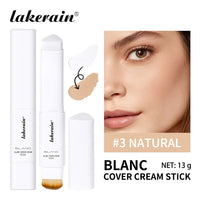 Color-Adapting Foundation Stick with Built-in Blending Brush
