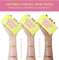 8-Color Cream Highlighter and Contour Palette for Radiant Makeup