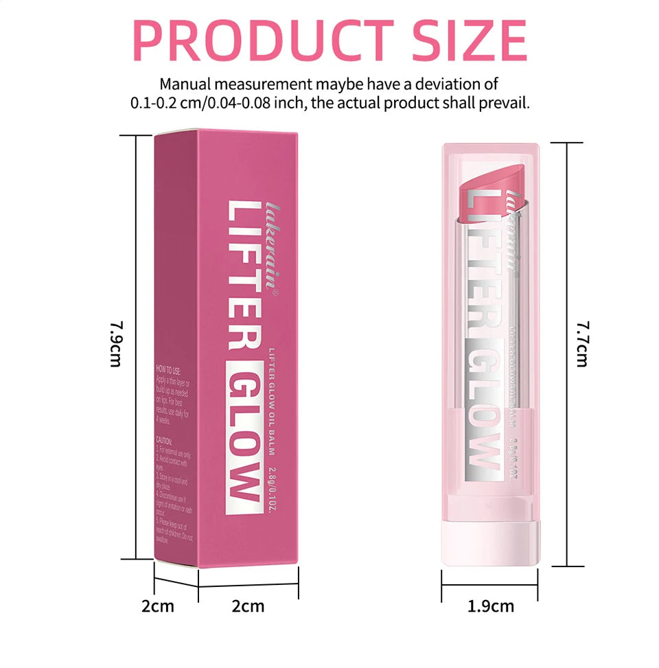 Moisturizing Glow Lip Oil Balm for Smooth Hydrated Lips - 17