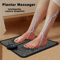 Electric EMS Foot Massage Mat for Pain Relief and Circulation